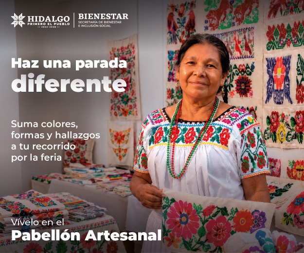 Pabellón Artesanal · Feria · Hidalgo Bienestar